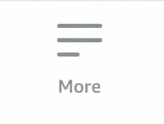 How to create an Alexa Routine - the More Button